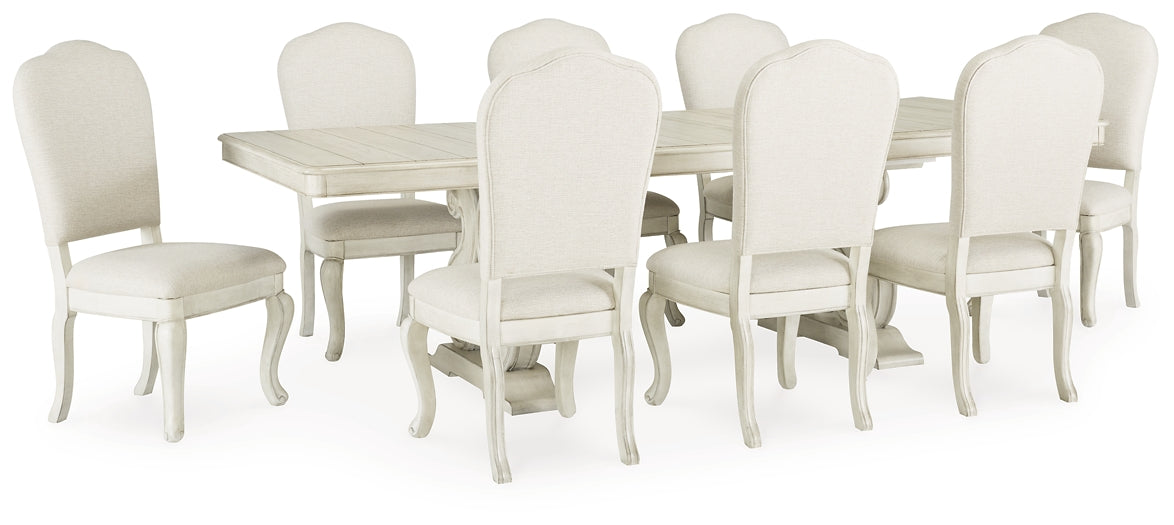 Arlendyne Dining Table and 8 Chairs at Walker Mattress and Furniture