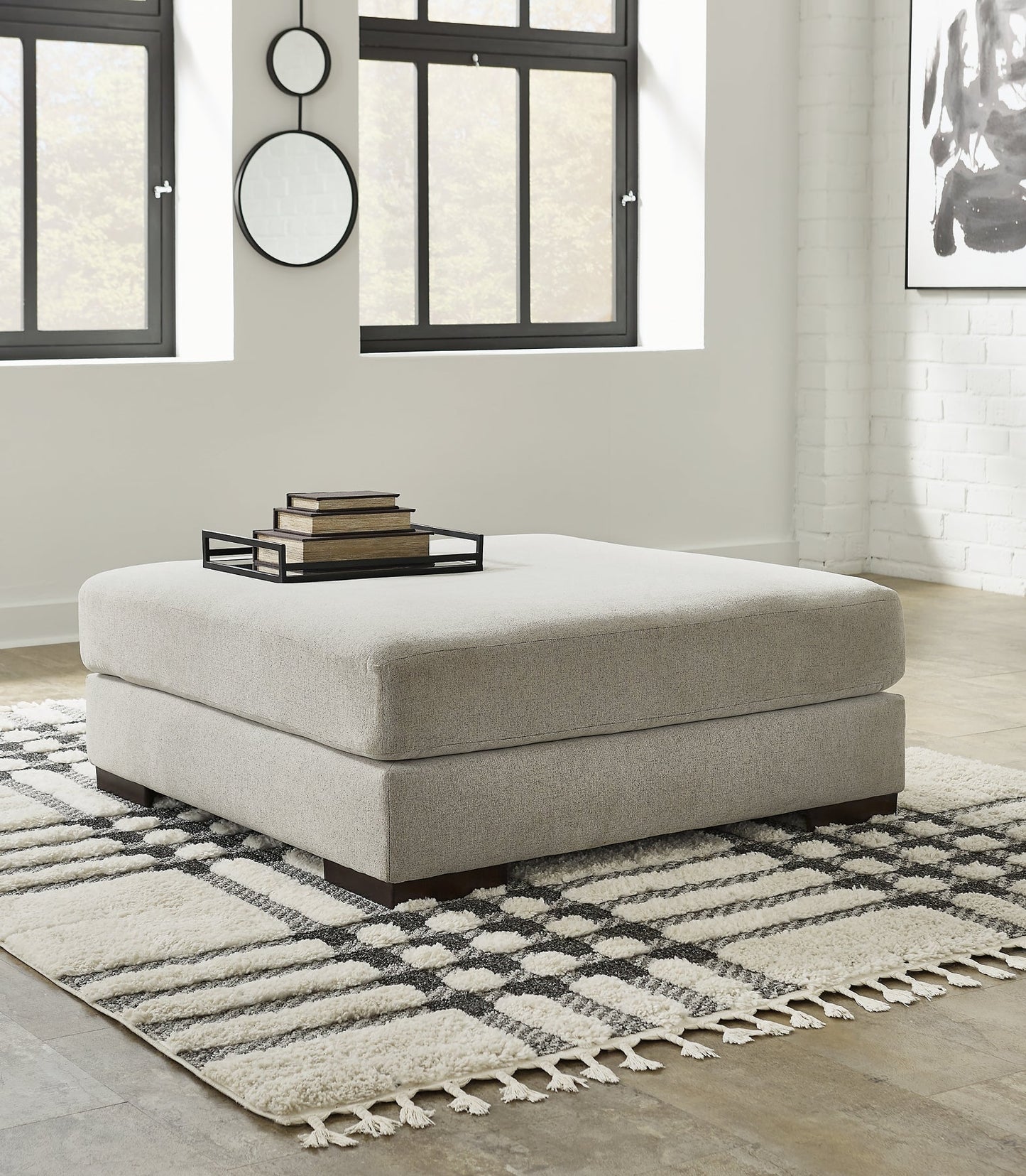 Artsie 4-Piece Sectional with Ottoman at Walker Mattress and Furniture