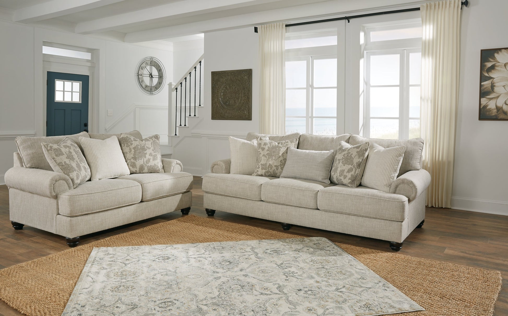 Asanti Sofa, Loveseat, Chair and Ottoman at Walker Mattress and Furniture