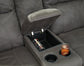 Austere DBL Rec Loveseat w/Console at Walker Mattress and Furniture