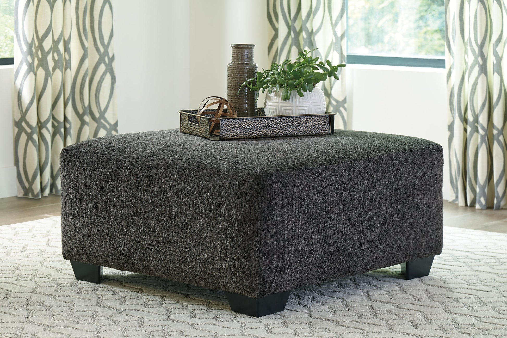 Ballinasloe 3-Piece Sectional with Ottoman at Walker Mattress and Furniture