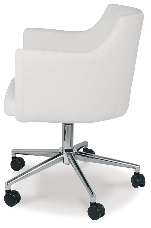 Baraga Home Office Swivel Desk Chair at Walker Mattress and Furniture