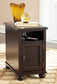 Barilanni Chair Side End Table at Walker Mattress and Furniture