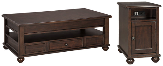 Barilanni Coffee Table with 1 End Table at Walker Mattress and Furniture