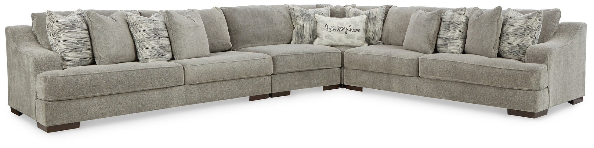 Bayless 4-Piece Sectional with Ottoman at Walker Mattress and Furniture