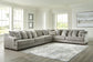 Bayless 4-Piece Sectional with Ottoman at Walker Mattress and Furniture