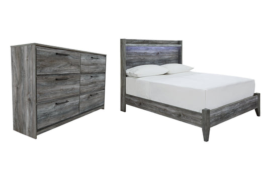 Baystorm Full Panel Bed with Dresser at Walker Mattress and Furniture