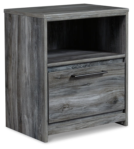 Baystorm One Drawer Night Stand at Walker Mattress and Furniture