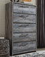 Baystorm Queen Panel Headboard with Mirrored Dresser and Chest at Walker Mattress and Furniture