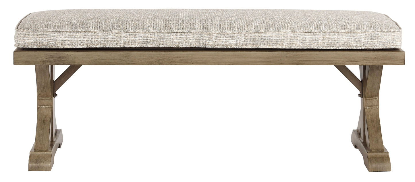 Beachcroft Bench with Cushion at Walker Mattress and Furniture Locations in Cedar Park and Belton TX.