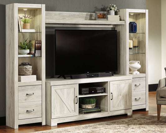Bellaby 4-Piece Entertainment Center at Walker Mattress and Furniture Locations in Cedar Park and Belton TX.