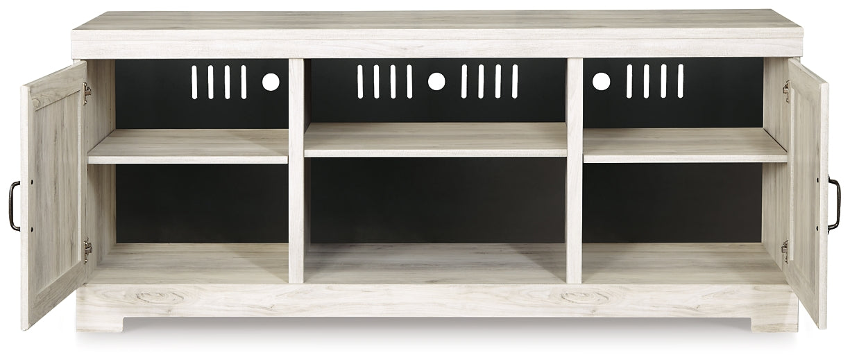 Bellaby LG TV Stand w/Fireplace Option at Walker Mattress and Furniture Locations in Cedar Park and Belton TX.