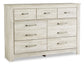 Bellaby Queen Panel Bed with Dresser at Walker Mattress and Furniture Locations in Cedar Park and Belton TX.