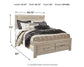 Bellaby Queen Platform Bed with 2 Storage Drawers at Walker Mattress and Furniture Locations in Cedar Park and Belton TX.