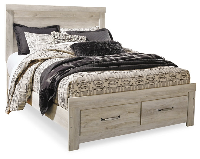 Bellaby Queen Platform Bed with 2 Storage Drawers with Mirrored Dresser, Chest and 2 Nightstands at Walker Mattress and Furniture Locations in Cedar Park and Belton TX.