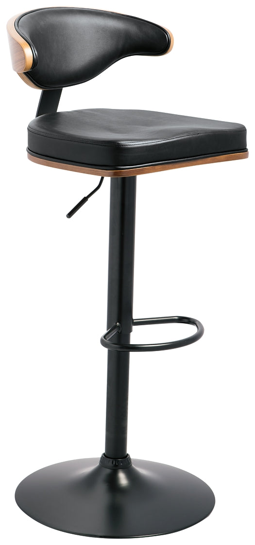 Bellatier Tall UPH Swivel Barstool(1/CN) at Walker Mattress and Furniture Locations in Cedar Park and Belton TX.