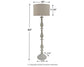 Bernadate Poly Floor Lamp (1/CN) at Walker Mattress and Furniture Locations in Cedar Park and Belton TX.