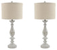 Bernadate Poly Table Lamp (2/CN) at Walker Mattress and Furniture Locations in Cedar Park and Belton TX.