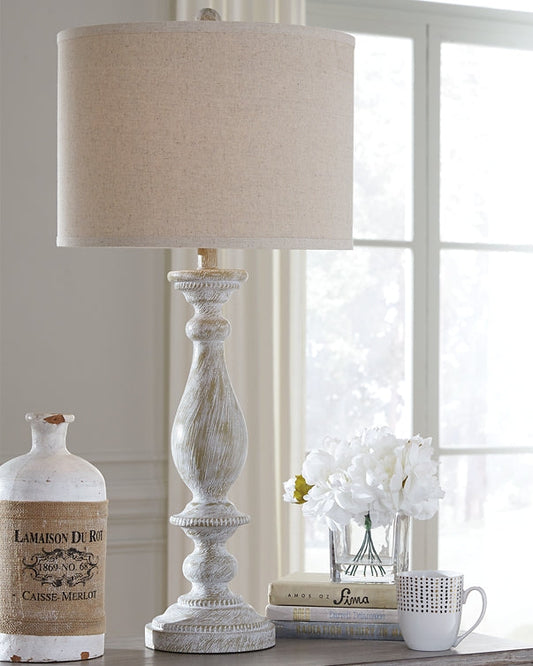 Bernadate Poly Table Lamp (2/CN) at Walker Mattress and Furniture Locations in Cedar Park and Belton TX.