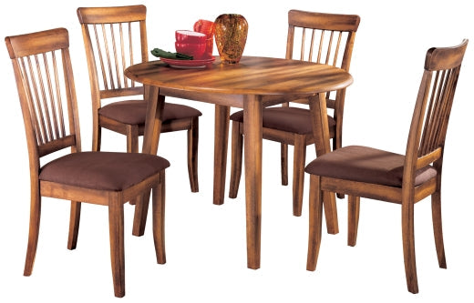 Berringer Dining Table and 4 Chairs at Walker Mattress and Furniture Locations in Cedar Park and Belton TX.