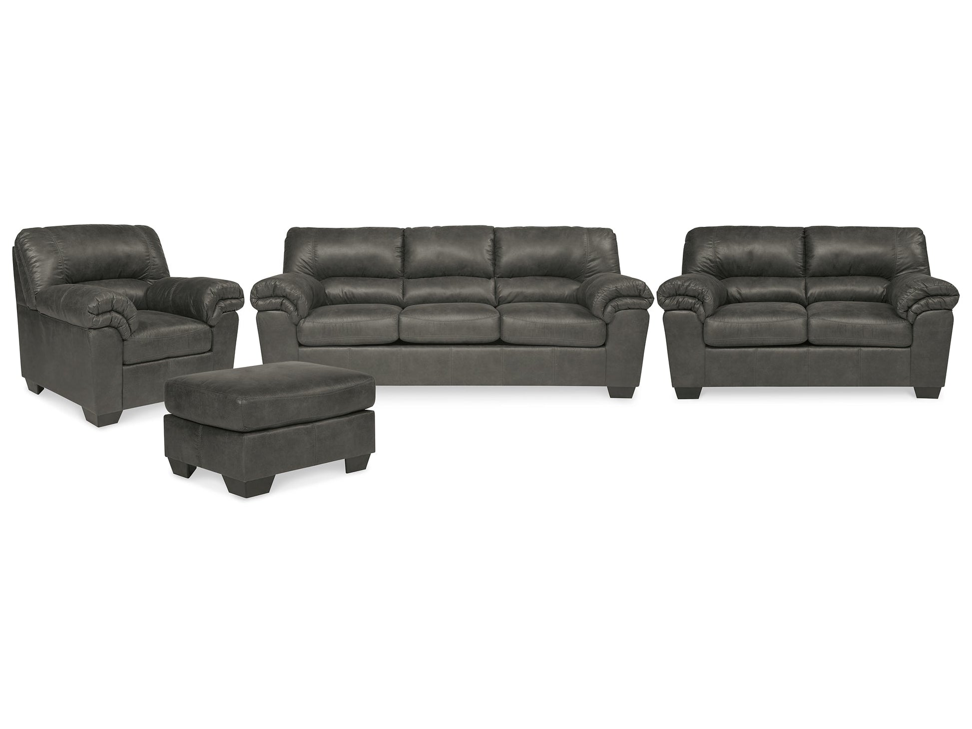 Bladen Sofa, Loveseat, Chair and Ottoman at Walker Mattress and Furniture Locations in Cedar Park and Belton TX.