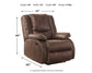 Bladewood Zero Wall Recliner at Walker Mattress and Furniture Locations in Cedar Park and Belton TX.