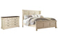 Bolanburg California King Panel Bed with Dresser at Walker Mattress and Furniture Locations in Cedar Park and Belton TX.