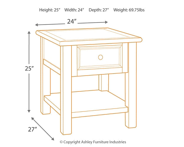 Bolanburg Coffee Table with 2 End Tables at Walker Mattress and Furniture Locations in Cedar Park and Belton TX.