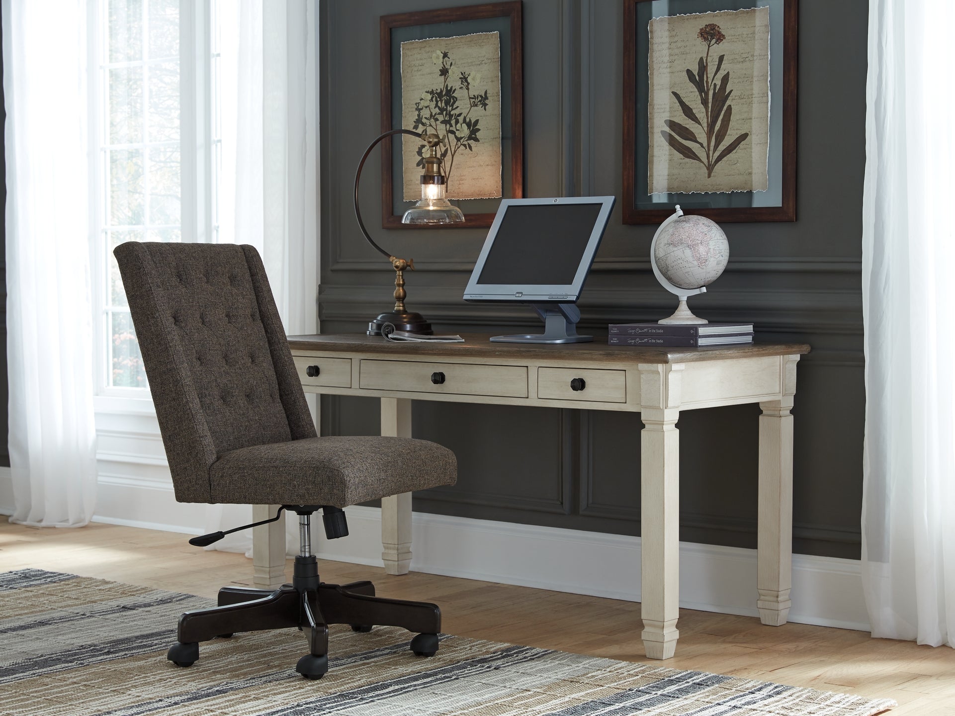 Bolanburg Home Office Desk at Walker Mattress and Furniture Locations in Cedar Park and Belton TX.