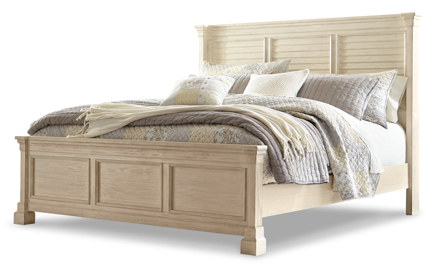 Bolanburg King Panel Bed with Dresser at Walker Mattress and Furniture Locations in Cedar Park and Belton TX.