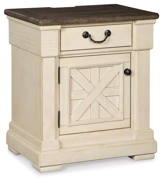 Bolanburg One Drawer Night Stand at Walker Mattress and Furniture Locations in Cedar Park and Belton TX.