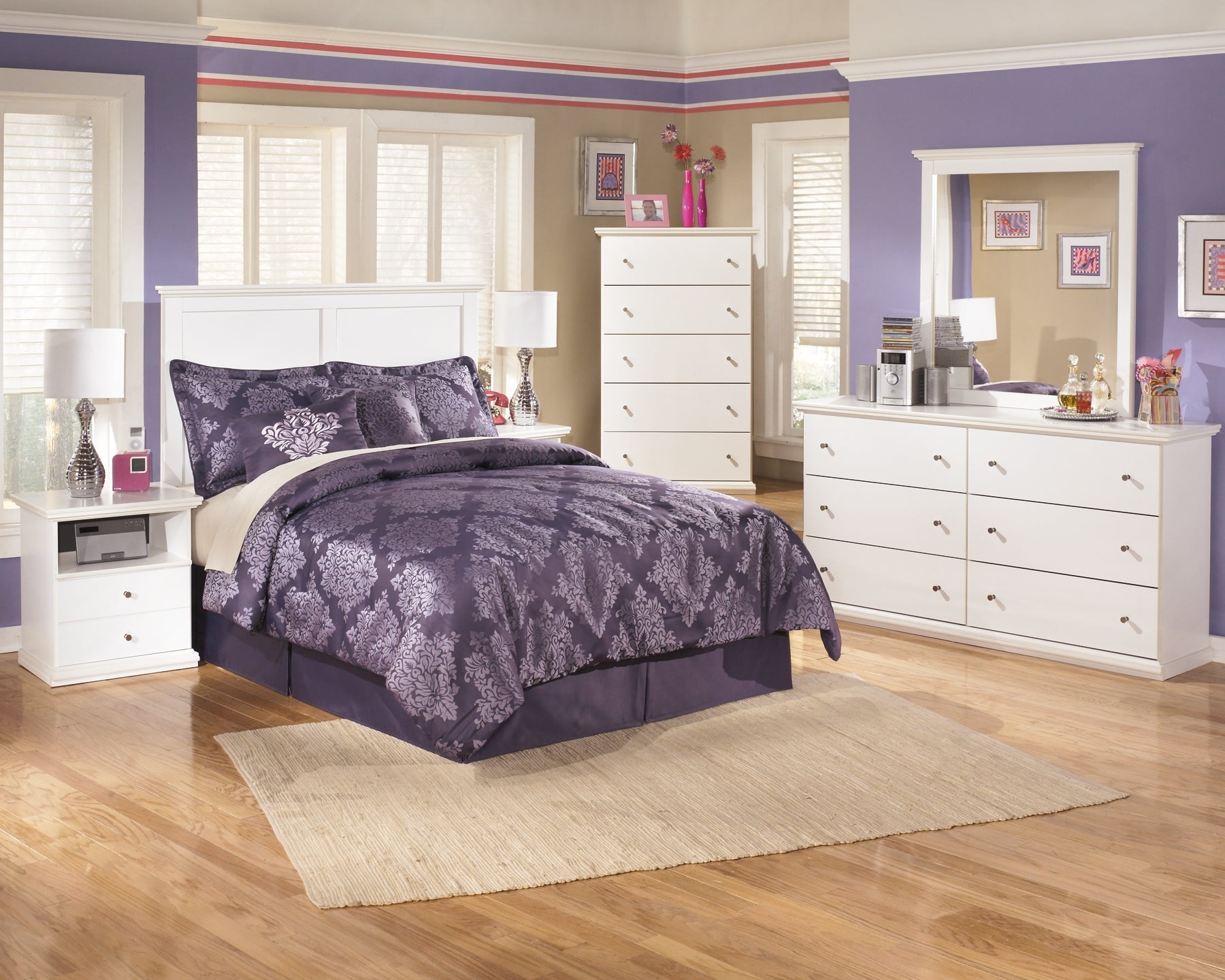 Bostwick Shoals Dresser and Mirror at Walker Mattress and Furniture Locations in Cedar Park and Belton TX.