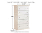 Bostwick Shoals Five Drawer Chest at Walker Mattress and Furniture Locations in Cedar Park and Belton TX.