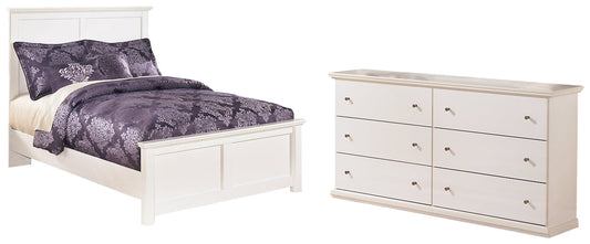 Bostwick Shoals Full Panel Bed with Dresser at Walker Mattress and Furniture Locations in Cedar Park and Belton TX.