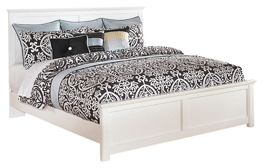 Bostwick Shoals King Panel Bed with Mirrored Dresser and Chest at Walker Mattress and Furniture Locations in Cedar Park and Belton TX.