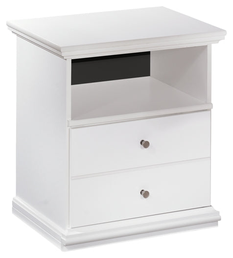 Bostwick Shoals One Drawer Night Stand at Walker Mattress and Furniture Locations in Cedar Park and Belton TX.