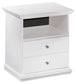 Bostwick Shoals One Drawer Night Stand at Walker Mattress and Furniture Locations in Cedar Park and Belton TX.