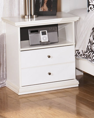 Bostwick Shoals One Drawer Night Stand at Walker Mattress and Furniture Locations in Cedar Park and Belton TX.