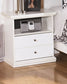 Bostwick Shoals One Drawer Night Stand at Walker Mattress and Furniture Locations in Cedar Park and Belton TX.