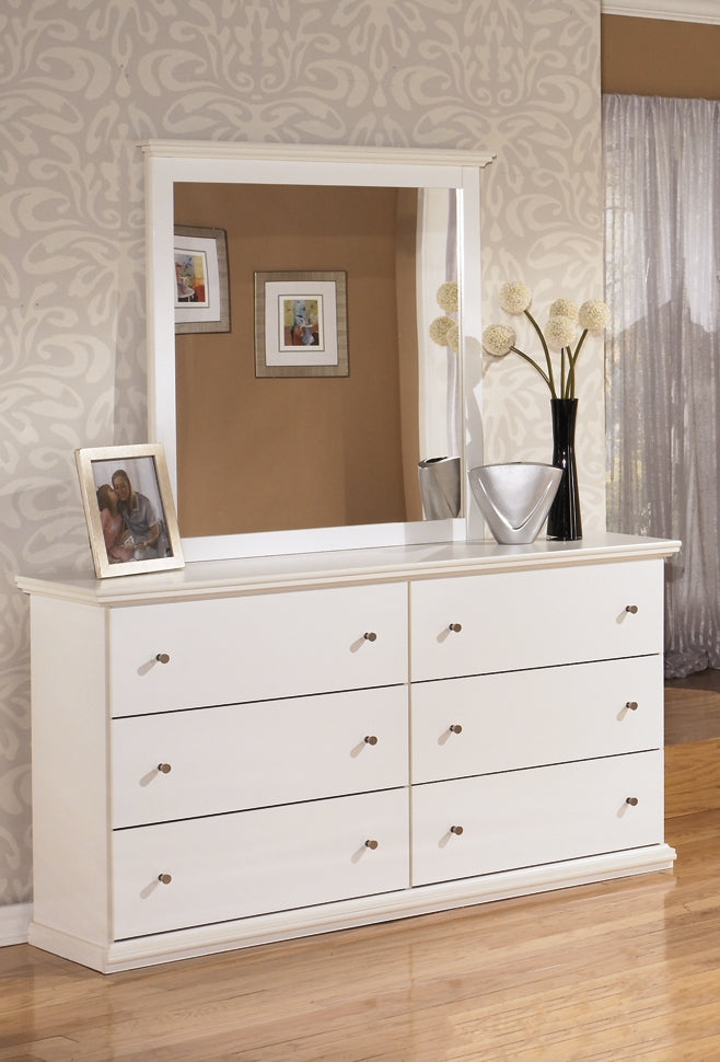 Bostwick Shoals Queen Panel Bed with Mirrored Dresser, Chest and 2 Nightstands at Walker Mattress and Furniture Locations in Cedar Park and Belton TX.