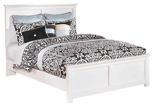 Bostwick Shoals Queen Panel Bed with Mirrored Dresser at Walker Mattress and Furniture Locations in Cedar Park and Belton TX.