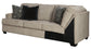 Bovarian 2-Piece Sectional with Ottoman at Walker Mattress and Furniture Locations in Cedar Park and Belton TX.