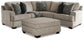 Bovarian 2-Piece Sectional with Ottoman at Walker Mattress and Furniture Locations in Cedar Park and Belton TX.
