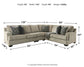 Bovarian 3-Piece Sectional at Walker Mattress and Furniture Locations in Cedar Park and Belton TX.