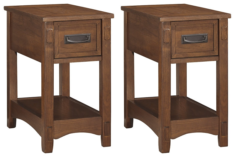 Breegin 2 End Tables at Walker Mattress and Furniture Locations in Cedar Park and Belton TX.