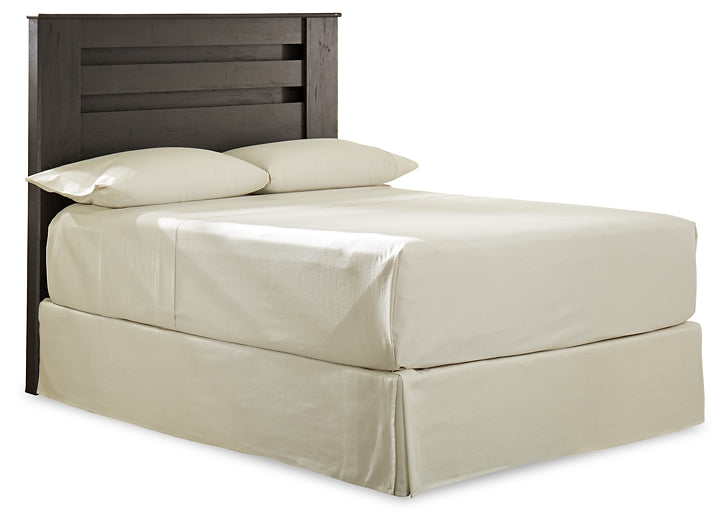 Brinxton King/California King Panel Headboard with Mirrored Dresser and 2 Nightstands at Walker Mattress and Furniture Locations in Cedar Park and Belton TX.