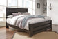 Brinxton King/California King Panel Headboard with Mirrored Dresser and 2 Nightstands at Walker Mattress and Furniture Locations in Cedar Park and Belton TX.