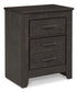 Brinxton Queen Panel Bed with Mirrored Dresser and 2 Nightstands at Walker Mattress and Furniture Locations in Cedar Park and Belton TX.