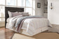 Brinxton Queen Panel Bed with Mirrored Dresser at Walker Mattress and Furniture Locations in Cedar Park and Belton TX.