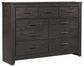 Brinxton Seven Drawer Dresser at Walker Mattress and Furniture Locations in Cedar Park and Belton TX.